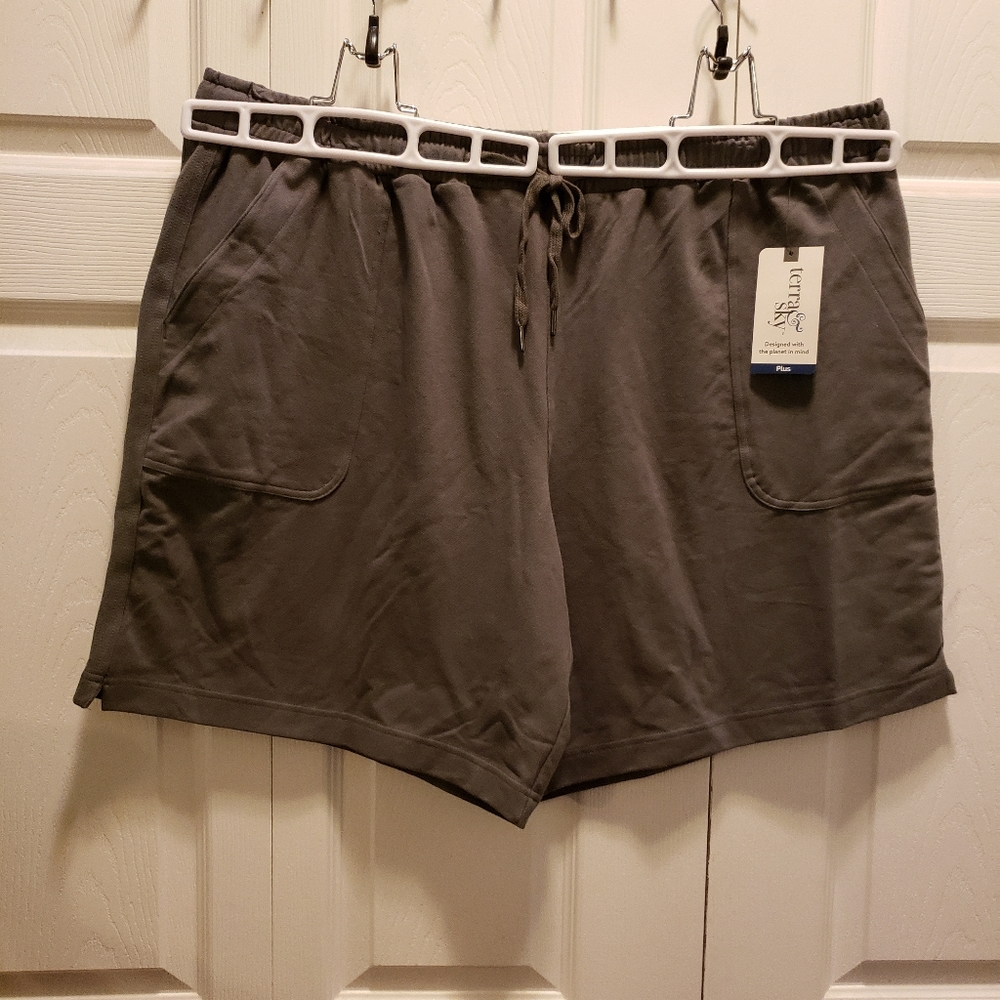 Terra & Sky TS Knit Bermuda Short 2XL Color Moss